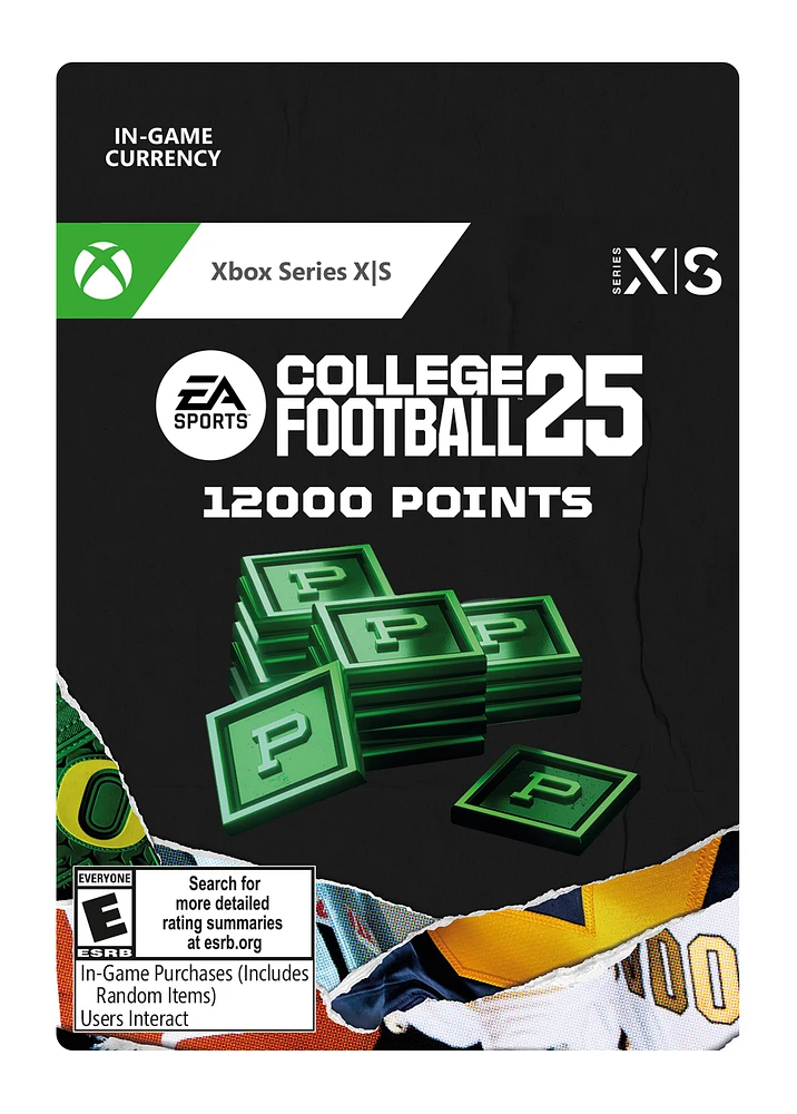 College Football 25 Point Currency - Xbox Series X/S 12,000