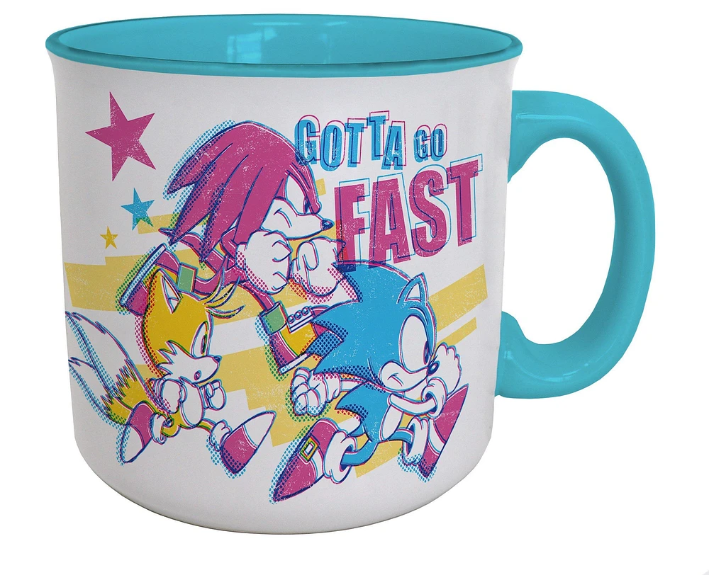 Sonic the Hedgehog Comic Gotta Go Fast 20oz Mug