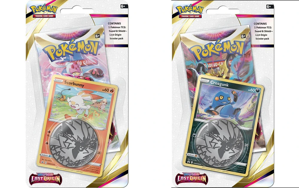 Pokemon Trading Card Game: Lost Origin Premium Checklane Booster Pack (Tin May Vary)