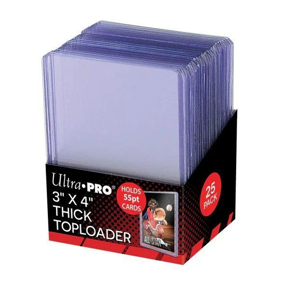Ultra Pro Toploaders and Soft Sleeves Bundle for Standard Size Cards 25-Count