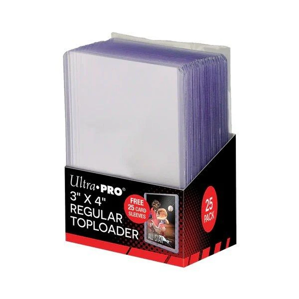 Ultra Pro Toploaders and Soft Sleeves Bundle for Standard Size Cards (25-Count)
