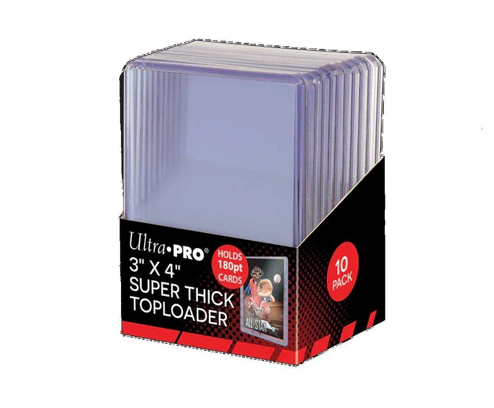 Ultra Pro Toploaders Super Thick Trading Card Sleeves 180pt (10-Count)