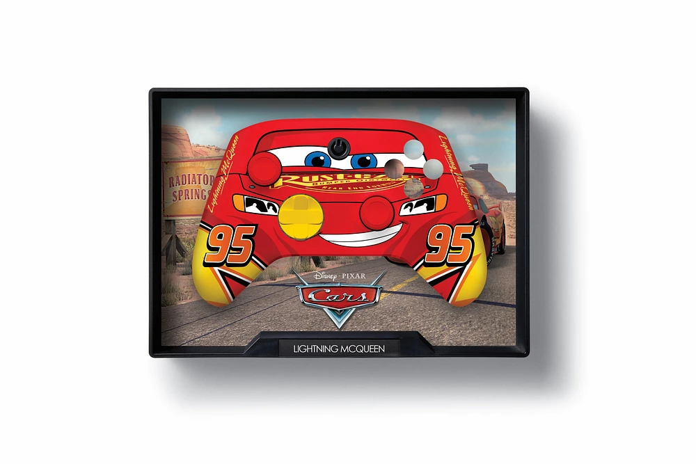 CANDY CON x Disney Controller Kit Framed Edition GameStop Exclusive Lightning McQueen