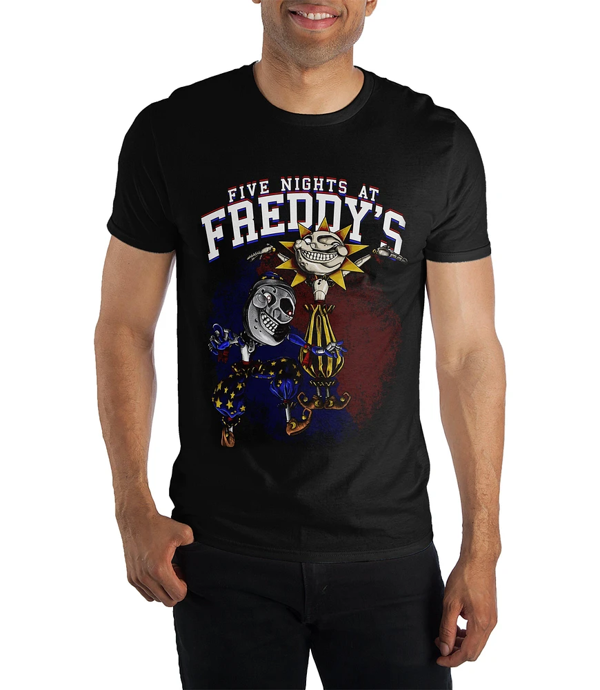 Five Nights at Freddy's: Security Breach Sun and Moon Unisex Graphic T-Shirt GameStop Exclusive