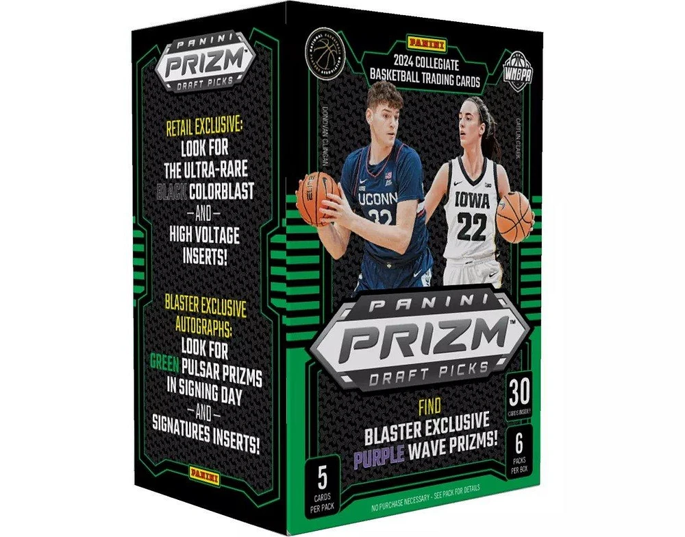 2024-25 Panini Prizm Draft Picks Collegiate NBA Basketball Blaster Box