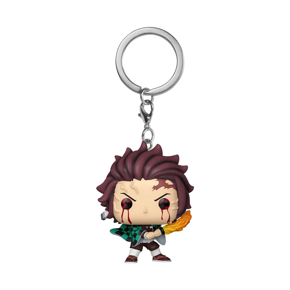 Funko Pocket Pop! Demon Slayer: Kimetsu no Yaiba Tanjiro Kamado (Sun Breathing) 4-in Vinyl Keychain
