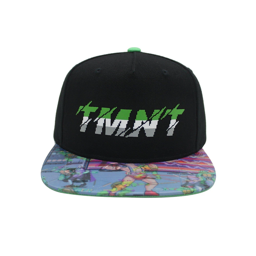 Teenage Mutant Ninja Turtles Lenticular Brim Snapback Hat GameStop Exclusive