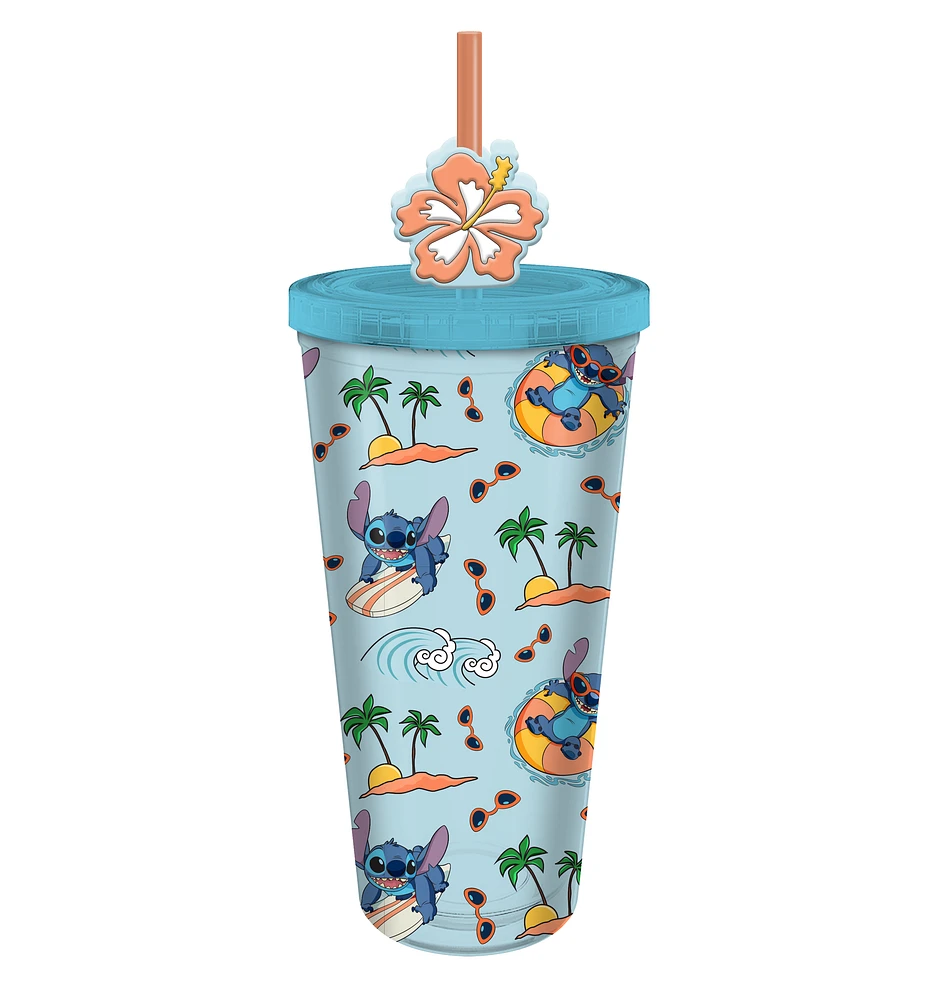 Lilo and Stitch Ocean Palm 24oz Plastic Cold Cup