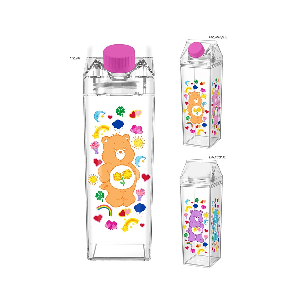 Care Bears Icon Bear 16.2oz Plastic Milk Carton Bottle