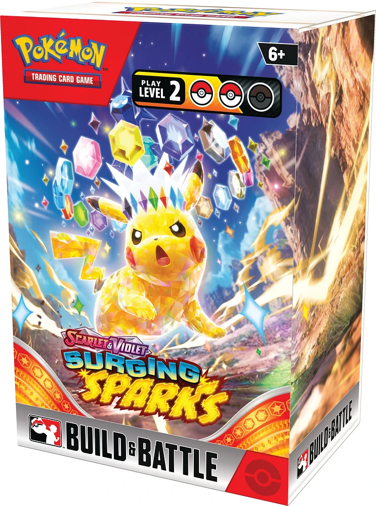 Pokemon Trading Card Game: Scarlet and Violet Surging Sparks Build and Battle Box
