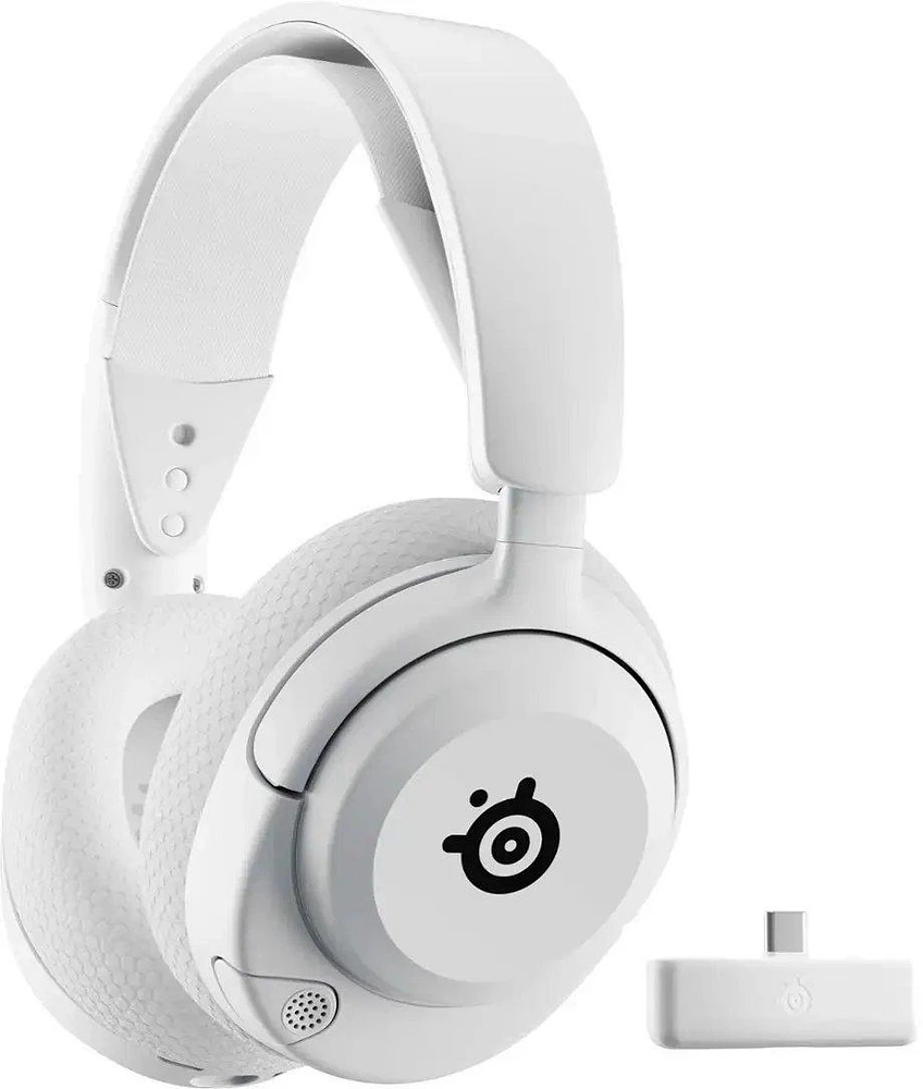 SteelSeries Arctis Nova 5X Wireless Multi-System Gaming Headset for Xbox Series X/S, PC, and Nintendo Switch - White