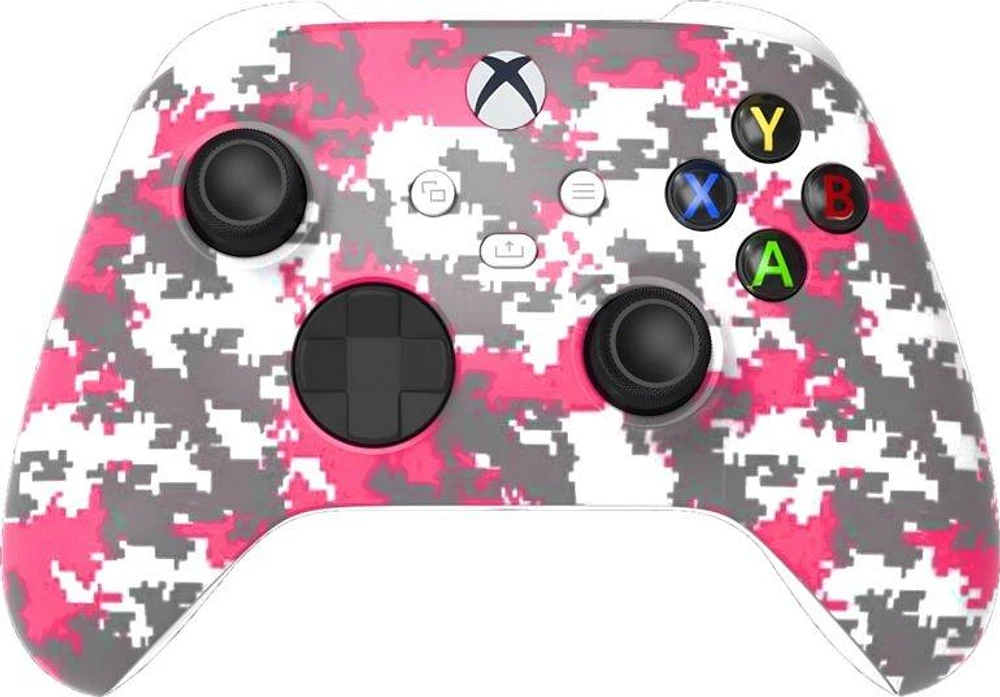 Microsoft Xbox Series X Wireless Controller GameStop Exclusive Design Pink Kamo