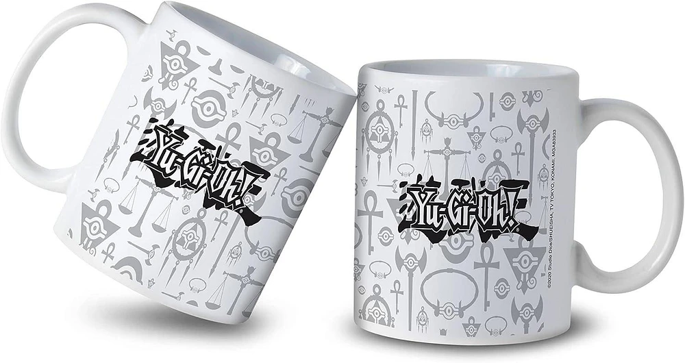 Yu-Gi-Oh Logo Black and White 11oz Coffee Mug