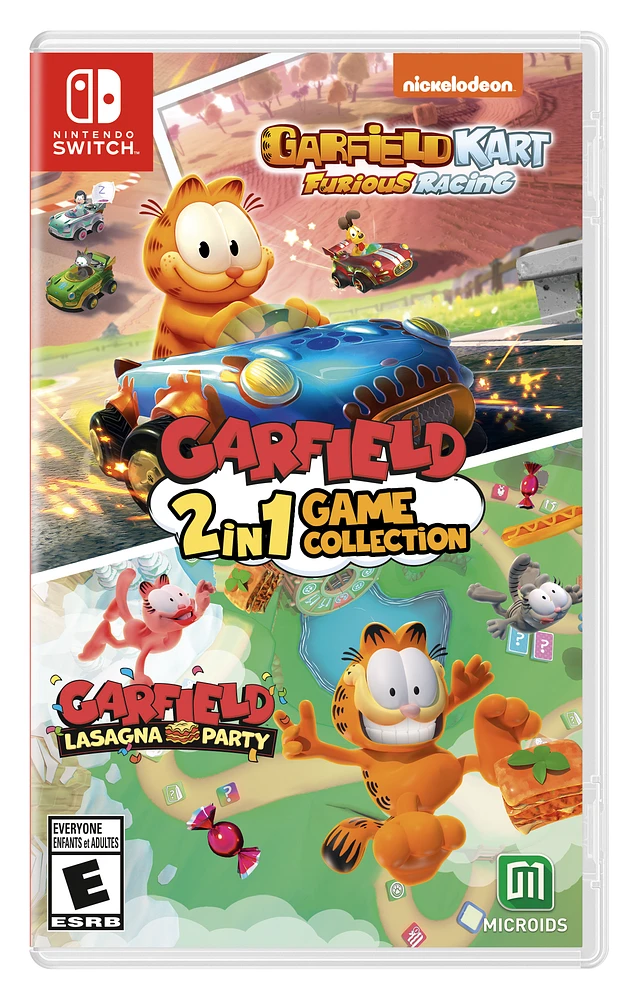 Garfield 2-in-1 Game Collection: Garfield Kart Furious Racing and Garfield Lasagna Party