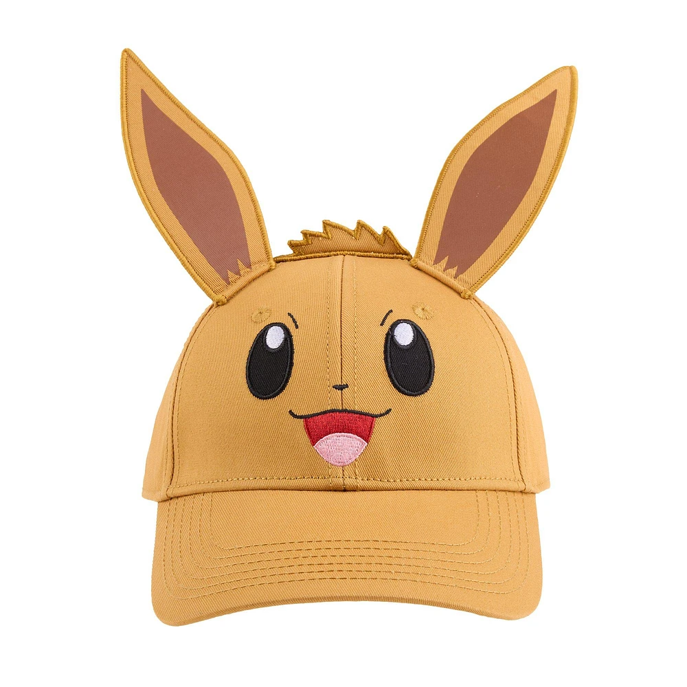 Pokemon Eevee Cosplay Baseball Hat with 3D Ears