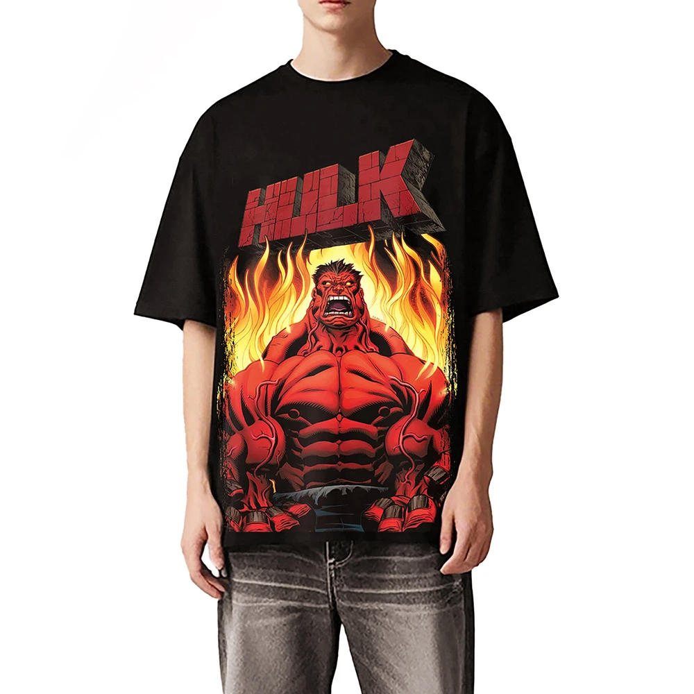 The Incredible Hulk Red Hulk Unisex Short Sleeve Graphic T-Shirt GameStop Exclusive
