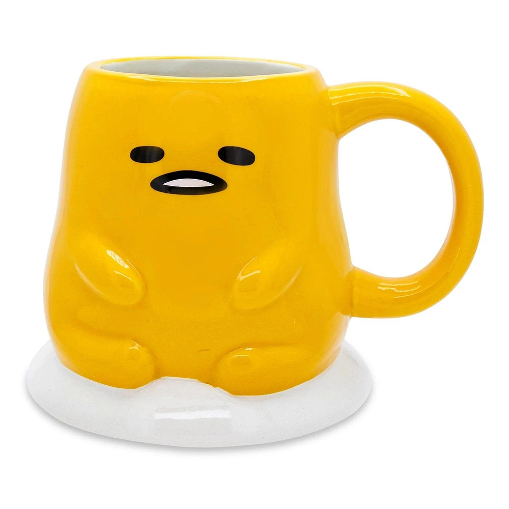 Sanrio Gudetama Lazy Egg Sculpted Ceramic 20oz. Mug
