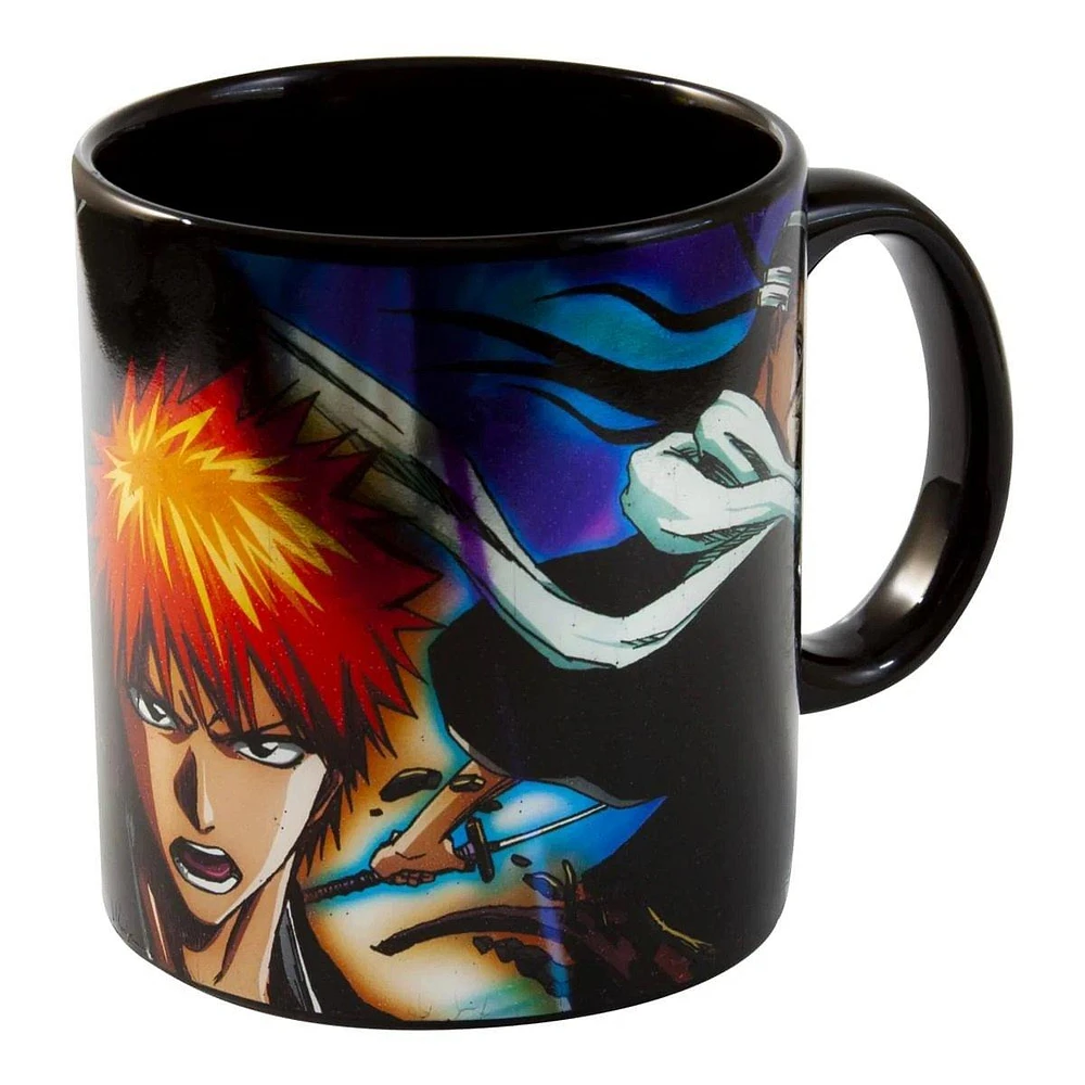 Bleach Anime Foil Print Black Luster Coffee Mug