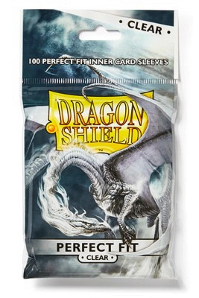 Dragon Shield 100 Count Perfect Fit Clear Inner Sleeves