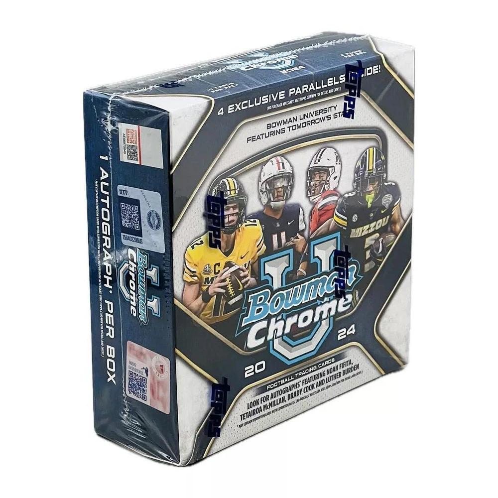 2024 Bowman Chrome University NFL Football Monster Box
