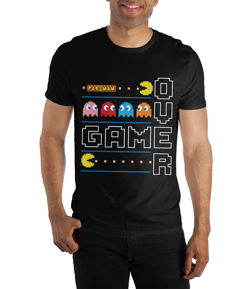 PACMAN Game Over Unisex Short Sleeve Graphic T-Shirt GameStop Exclusive