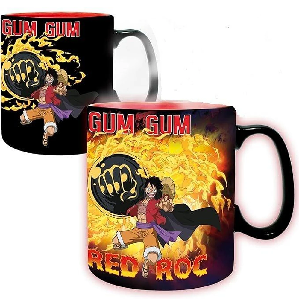 ABYstyle One Piece Luffy vs Kaidou Black Heat Change Mug