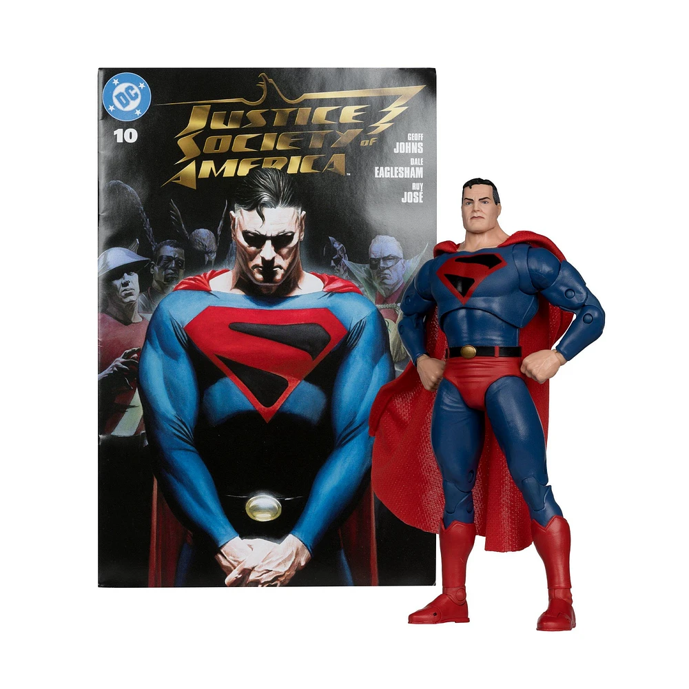 McFarlane Toys DC Direct Superman Kingdom Come Superman Comic and 7-in Action Figure Set