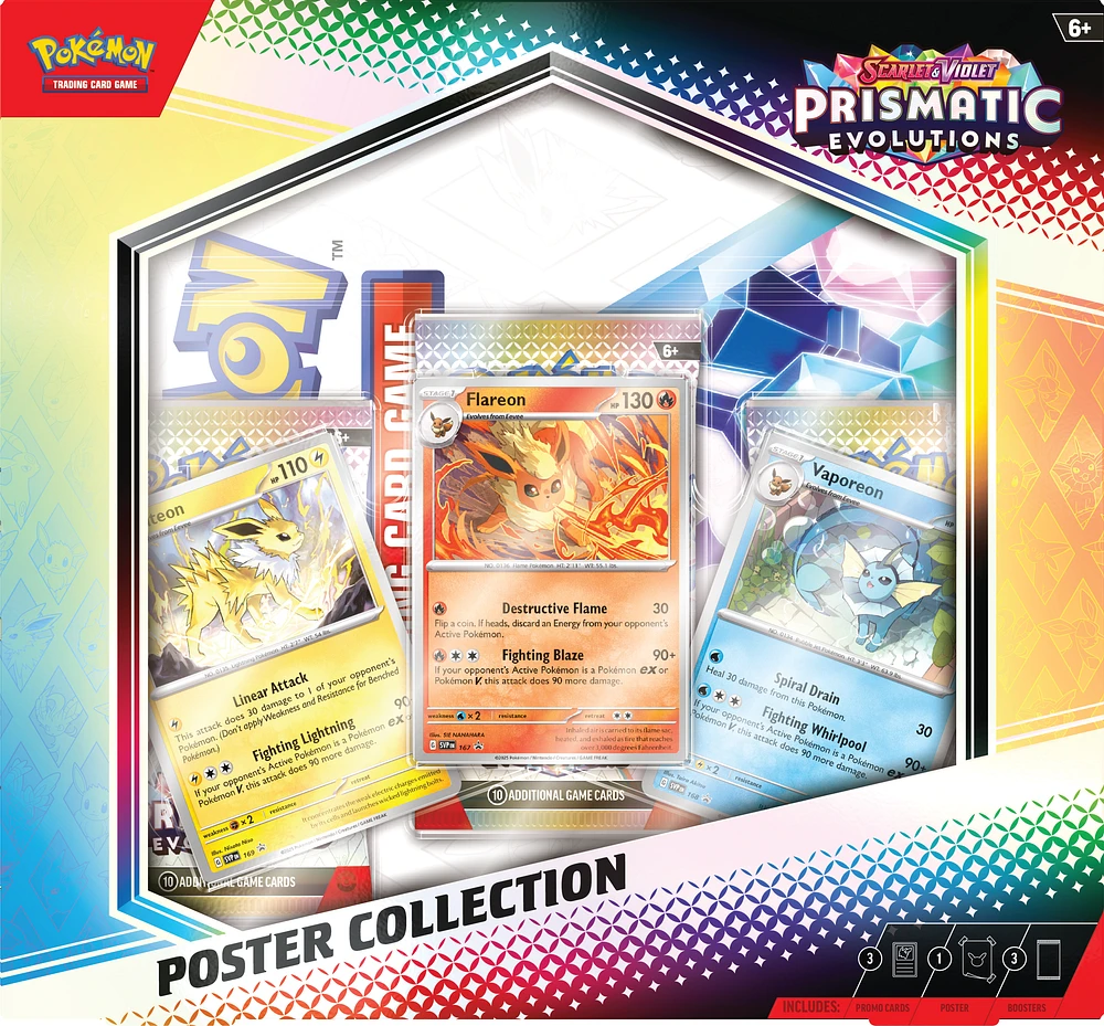 Pokemon Trading Card Game Prismatic Evolutions Poster Collection