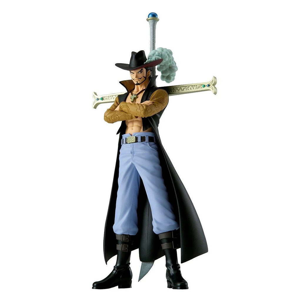 Banpresto One Piece DXF The Grandline Series Extra Dracule Mihawk 6.7-in Statue