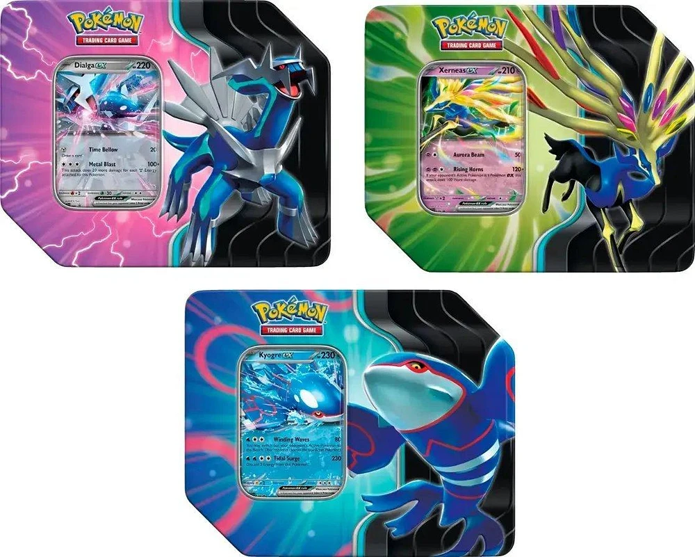 Pokemon Trading Card Game: Azure Legends Tin (Styles May Vary