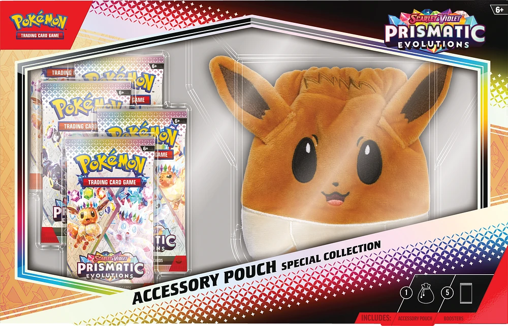 Pokemon Trading Card Game: Scarlet and Violet Prismatic Evolutions Accessory Pouch
