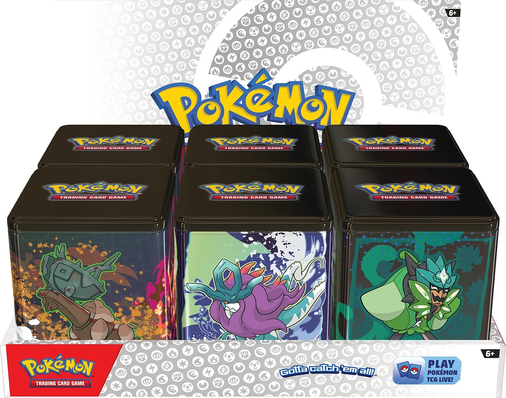 Pokemon Trading Card Game Stacking Tin 2025 (Styles May Vary
