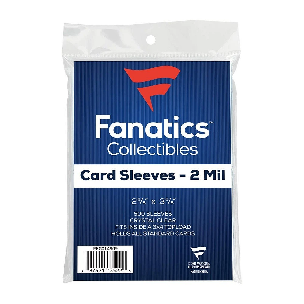 Fanatics Soft Card Sleeves (500 Count)