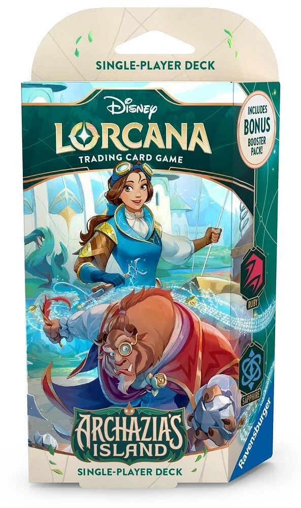 Disney Lorcana: Archazia's Island Chapter 7 Starter Deck (Ruby and Sapphire)