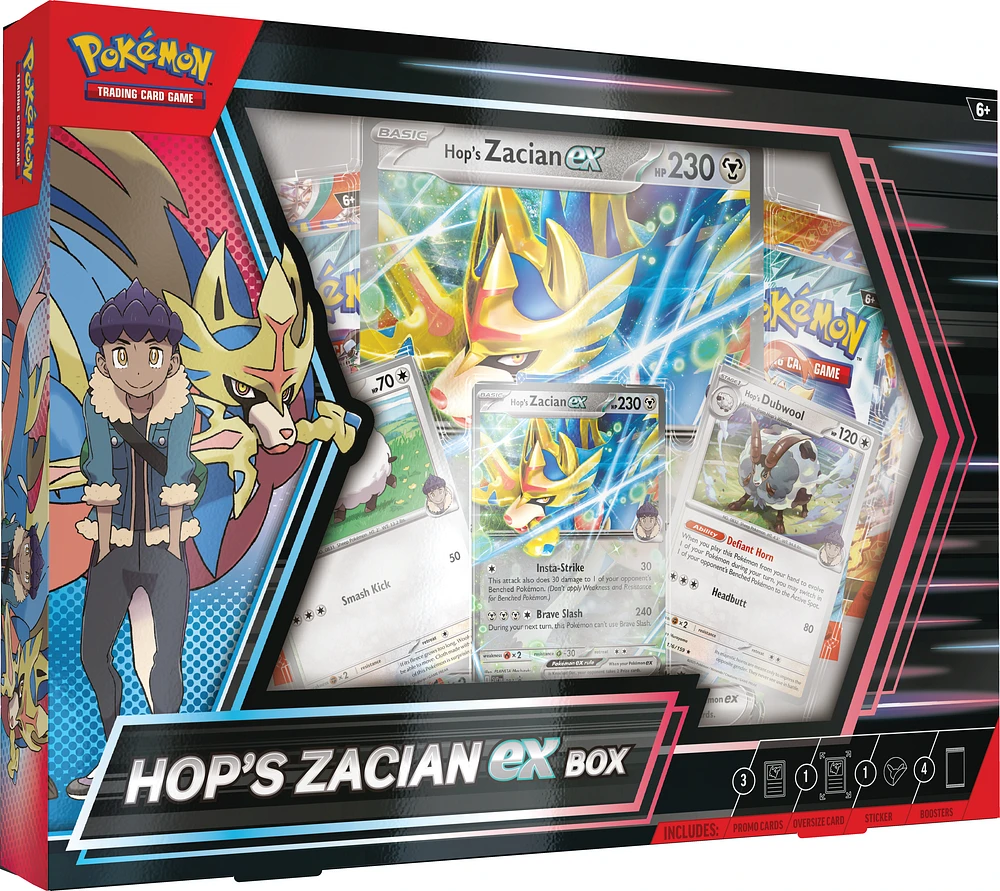 Pokemon Trading Card Game: Scarlet and Violet Hop's Zacian ex Box