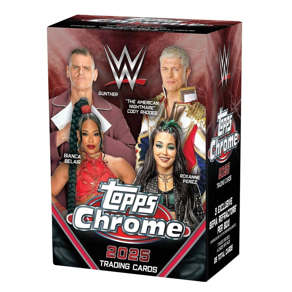 2025 Topps Chrome WWE Blaster Box