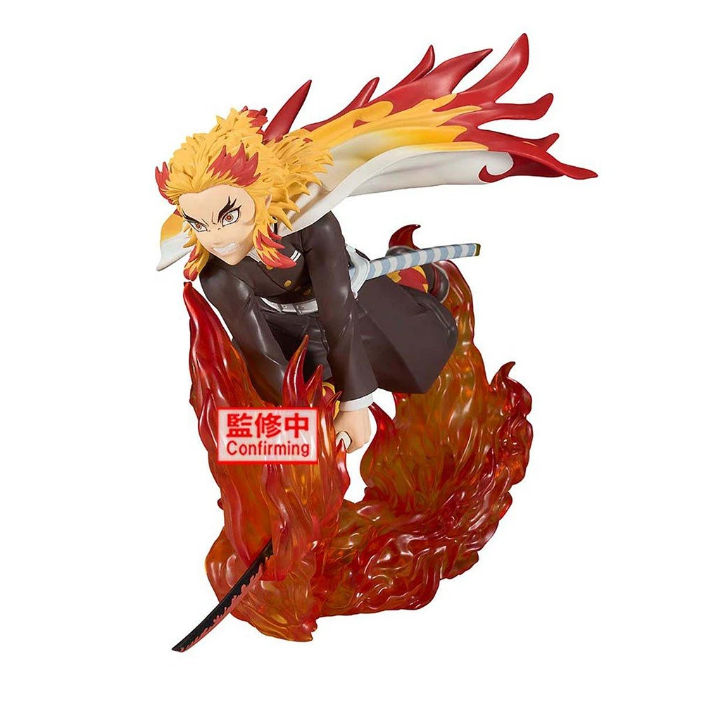 Banpresto Demon Slayer: Kimetsu no Yaiba Vibration Stars Plus Kyojuro Rengoku 5.9-in Statue