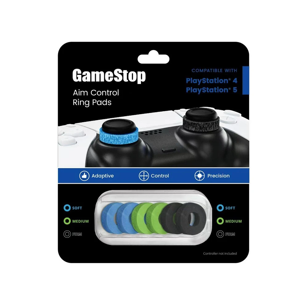GameStop Thumb Gripper Ring Pad for PlayStation 5 - 6 Pack