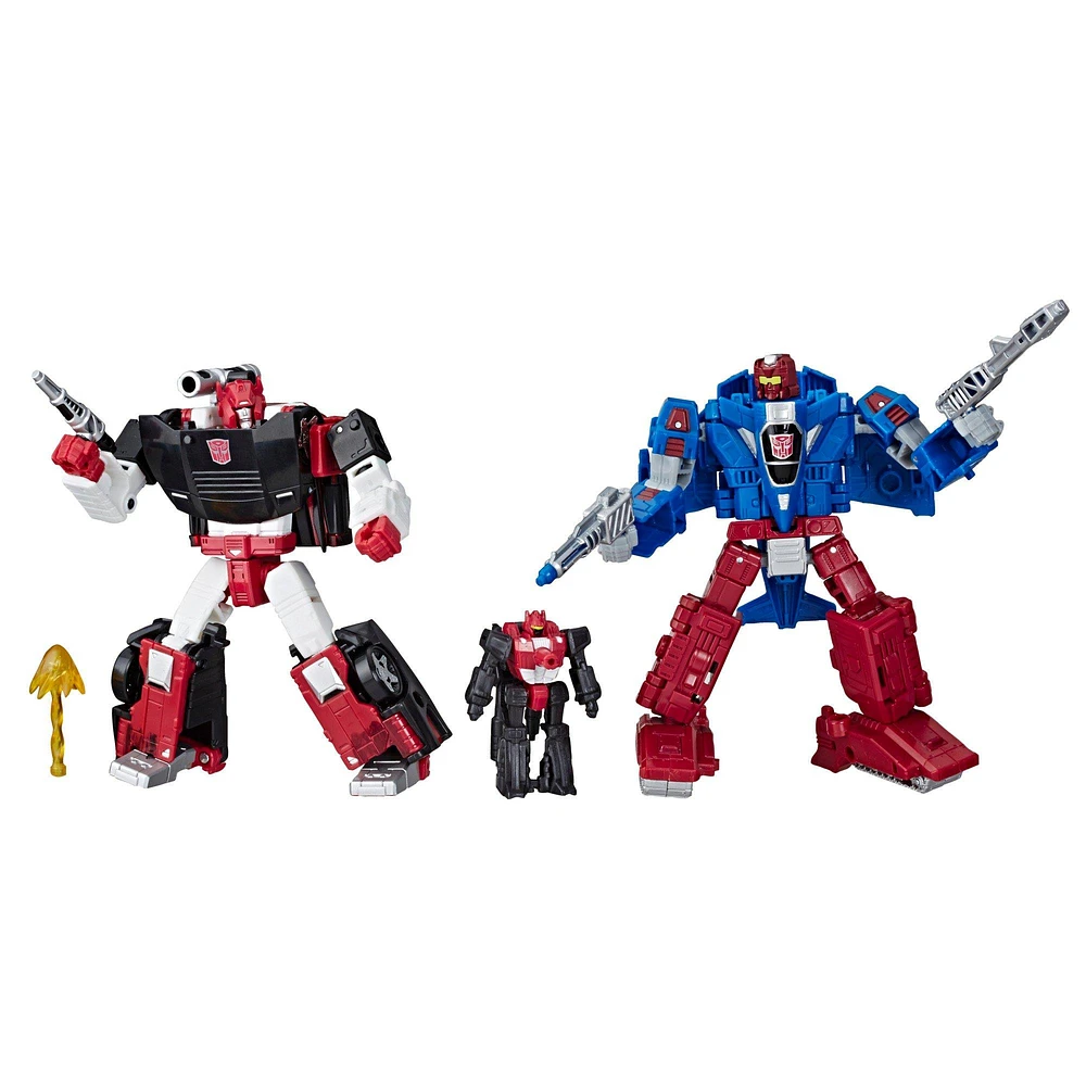 Hasbro Transformers Takara Tomy Siege War for Cybertron Trilogy WFC-S26 Autobot Alphastrike Counterforce Action Figure Set 3-Pack