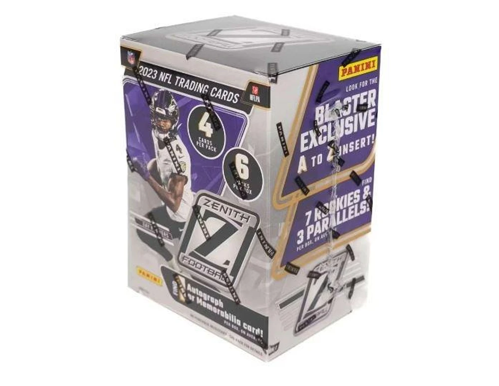 2023 Panini Zenith NFL Football Trading Cards Blaster Box