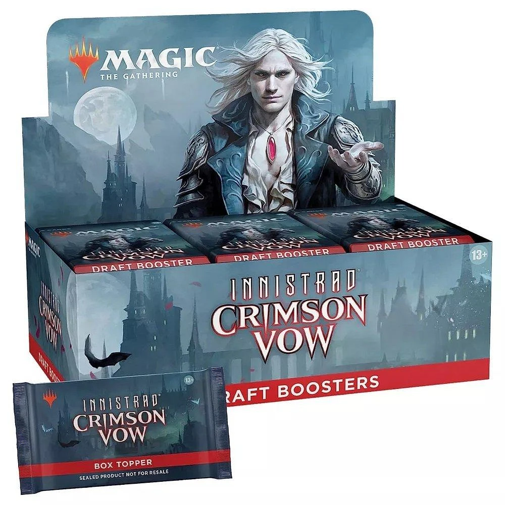 Magic: The Gathering Innistrad Crimson Vow Draft Booster Box - 36 Pack