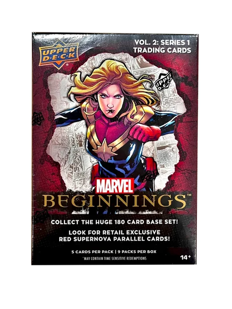 Upper Deck Marvel Beginnings Volume 2 Series 1 Blaster Box (9-Pack)