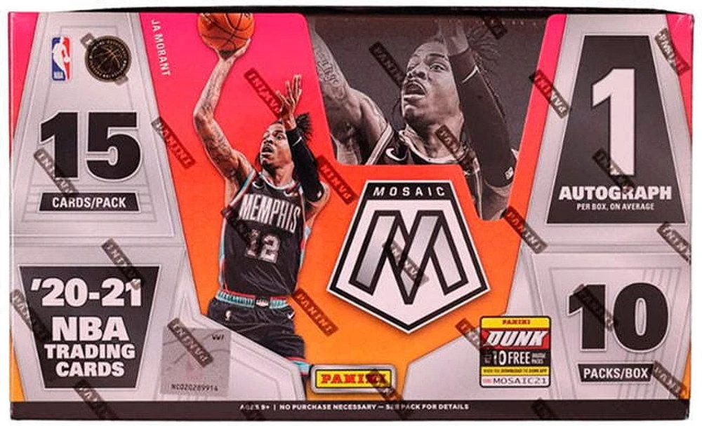 2020-21 Panini Mosaic NBA Basketball Hobby Box