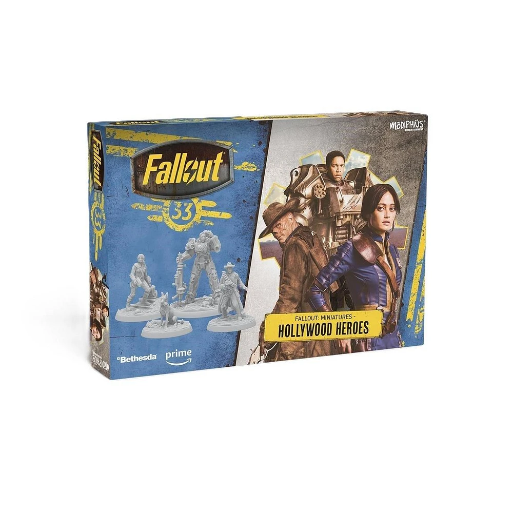 Modiphius Fallout Miniatures Hollywood Heroes Board Game