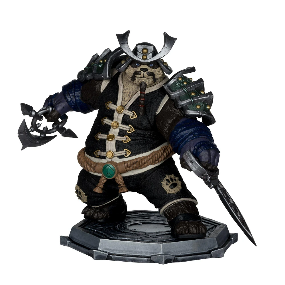 McFarlane Toys World of Warcraft Pandaren Monk and Pandaren Rogue 6-in Posed Action Figure