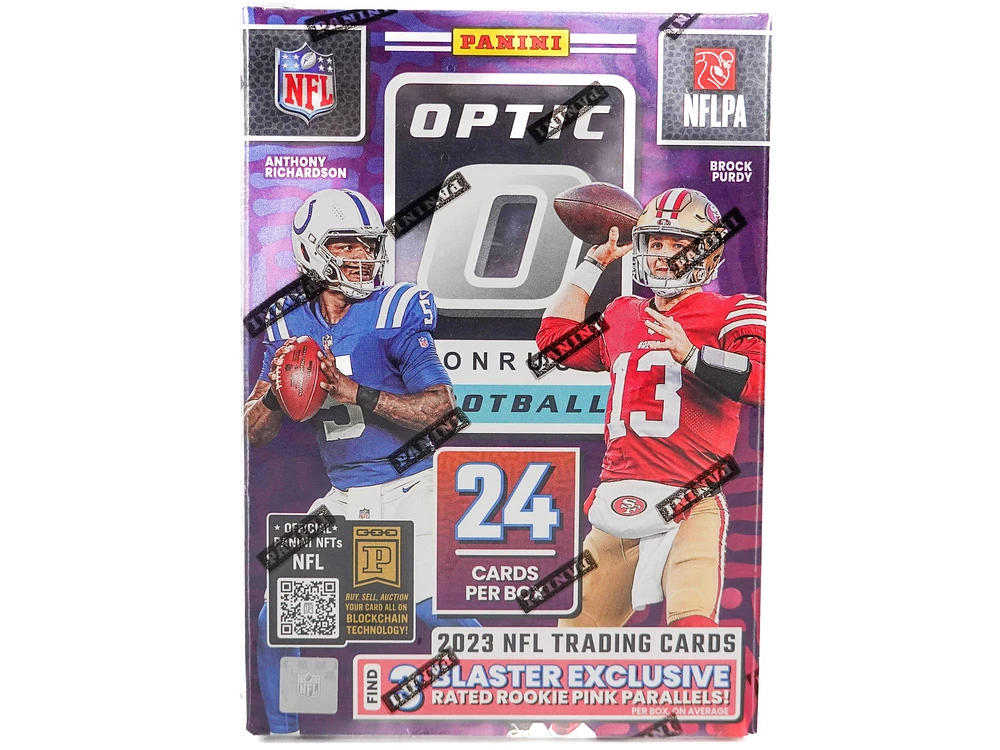 2023 Panini Donruss Optic NFL Football 6-Pack Blaster Box (Pink Parallels)