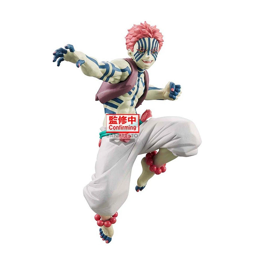 Banpresto Demon Slayer: Kimetsu No Yaiba Akaza Vibration Stars Limited 5.1-In Figure