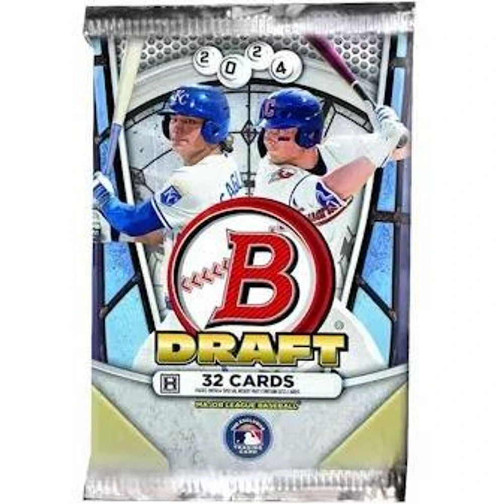 2024 Topps Bowman Draft MLB Baseball Single Hobby Pack