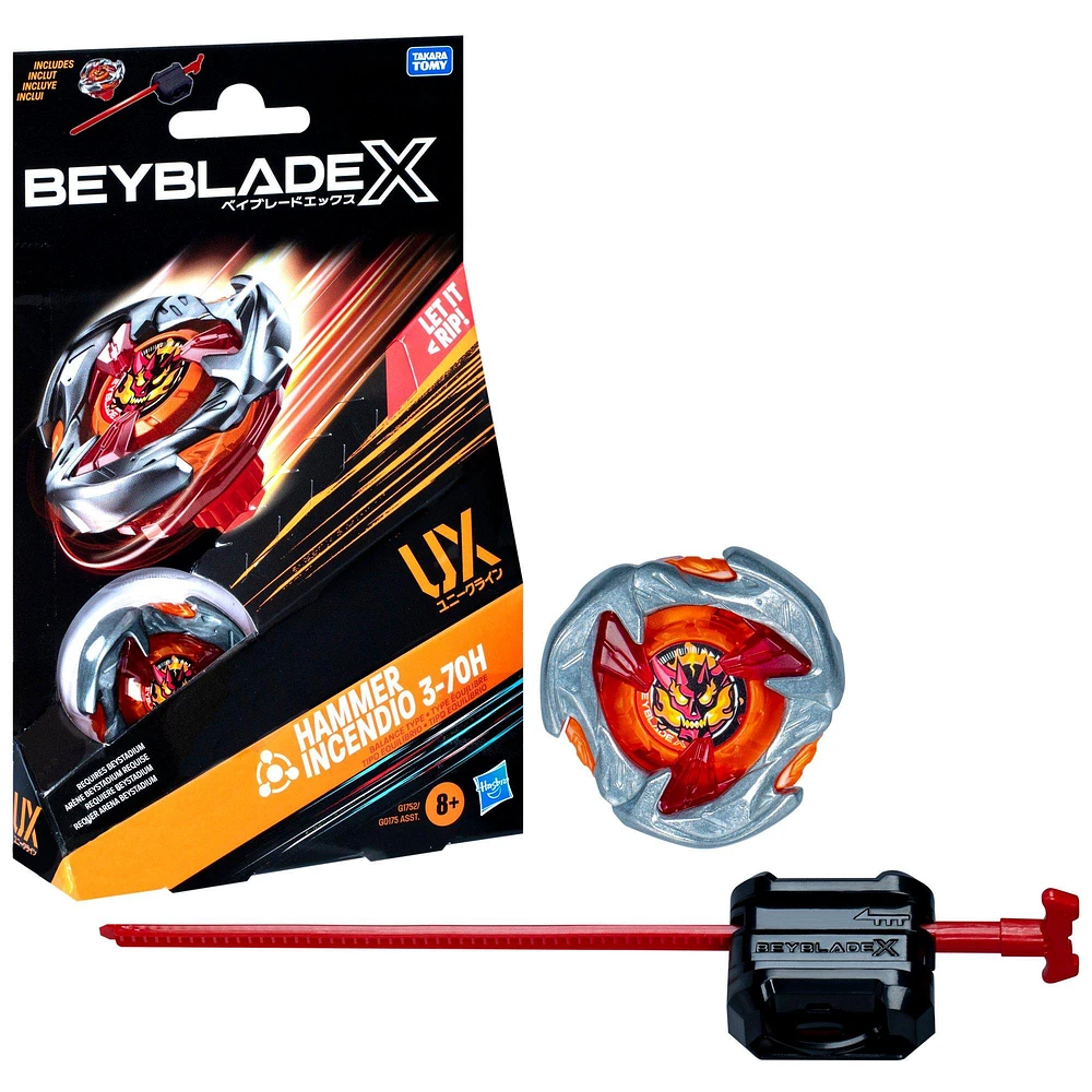 Hasbro Beyblade X Hammer Incendio 3-70H UX Starter Pack