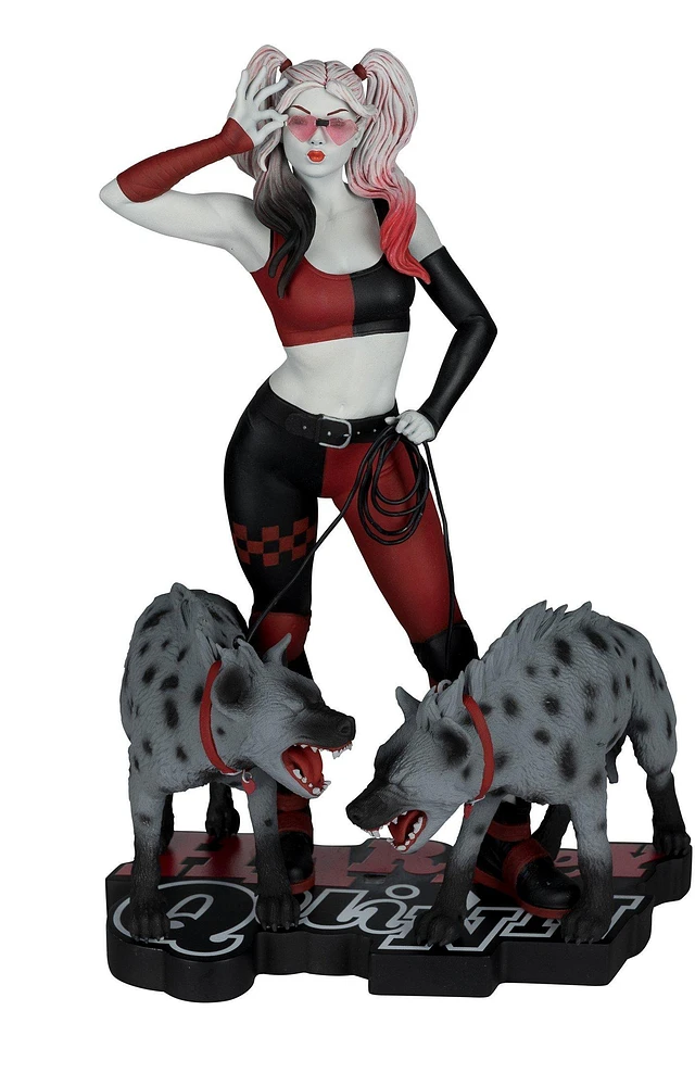 McFarlane Toys DC Direct Harley Quinn by Jenny Frison (Harley Quinn: Red, White and Black) 1:10 Scale Resin Statue